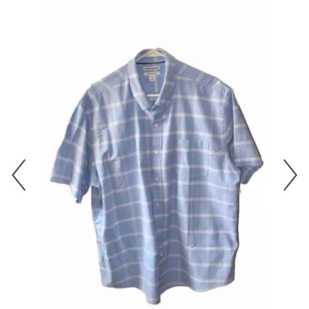 Men's Blue Striped Shirt
